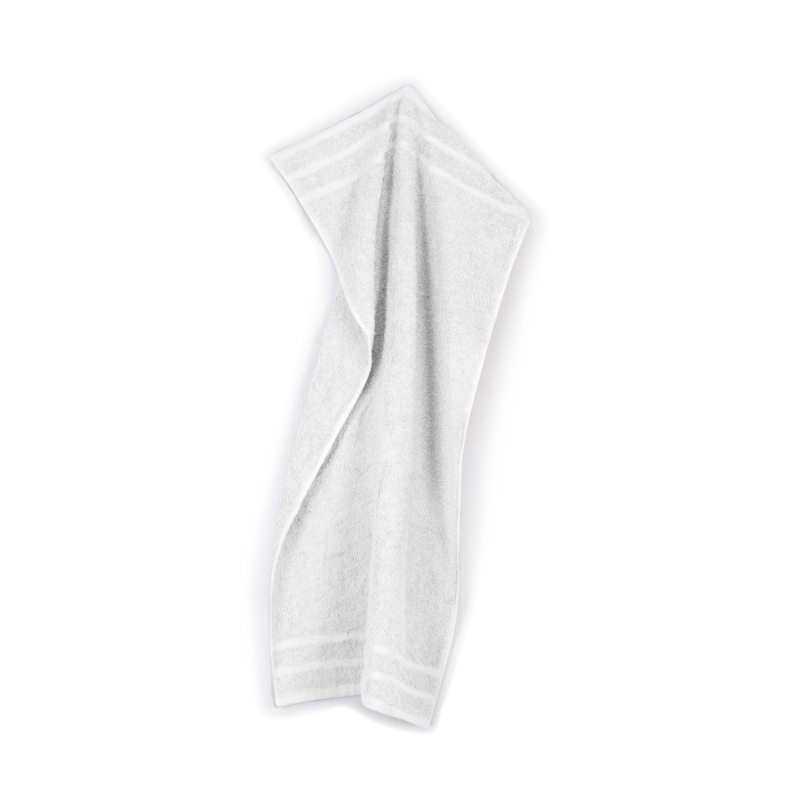 High End 100% Cotton Satize Branded White Color Hand Towels 50x100 cm