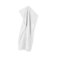 High End 100% Cotton Satize Branded White Color Hand Towels 50x100 cm