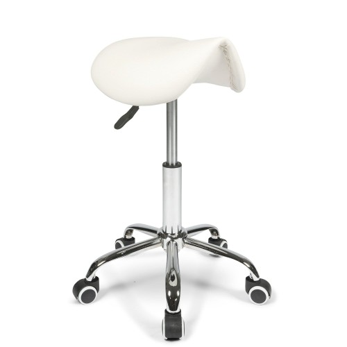 Dunimed Ergonomic Saddle Stool - White