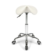 Dunimed Ergonomic Saddle Stool - White